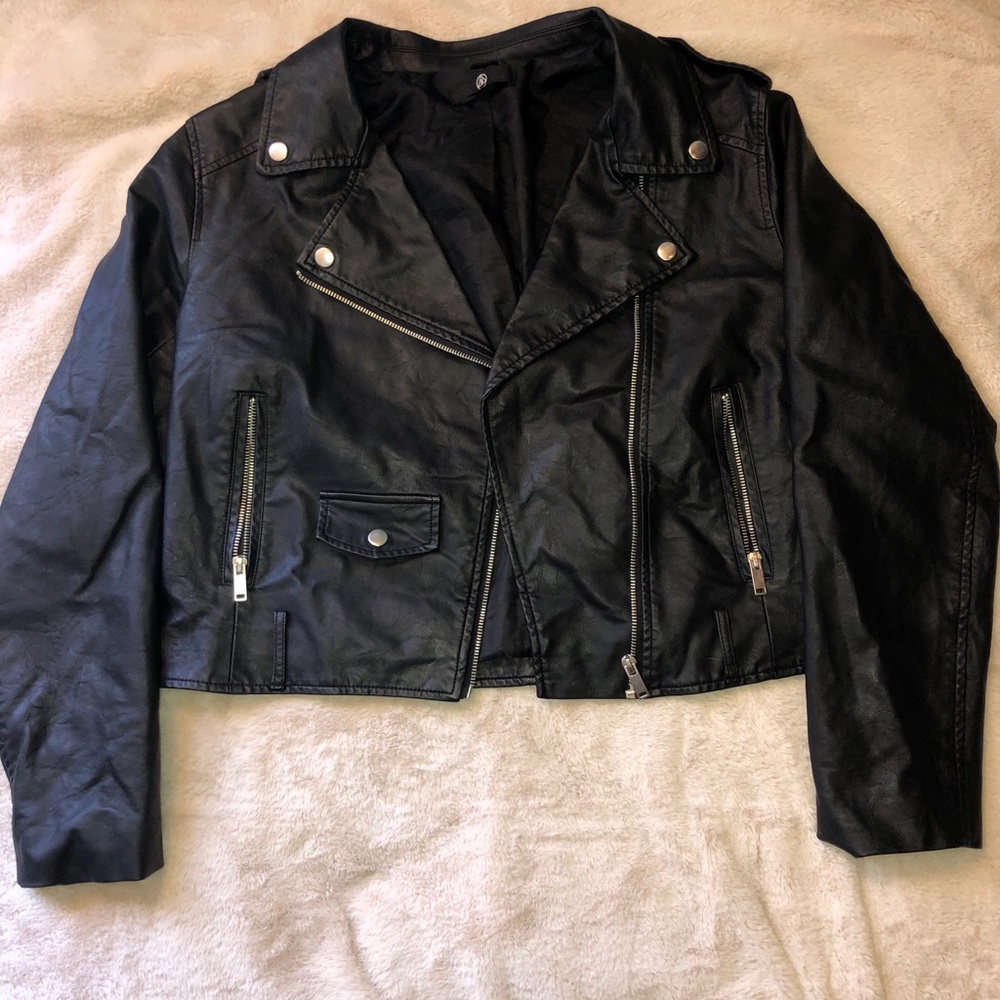 Missguided Vegan Leather Jacket